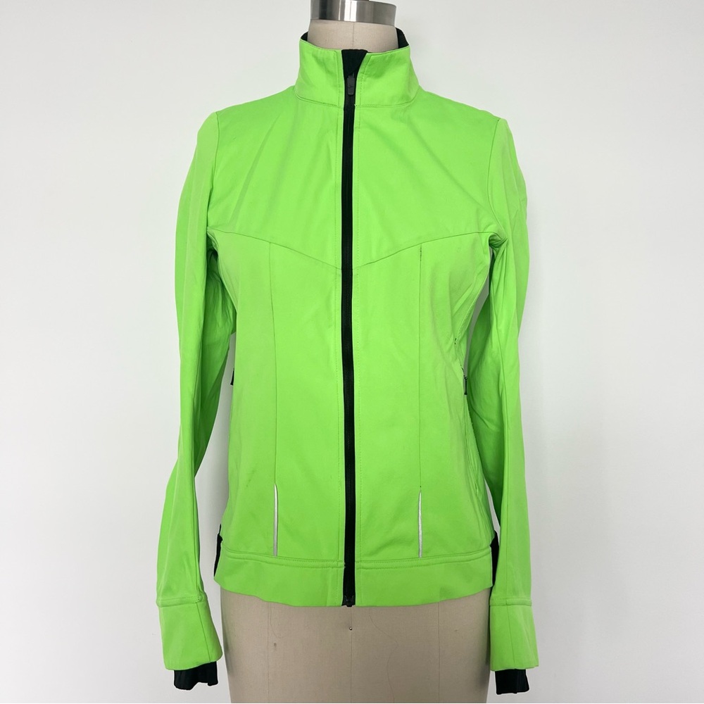 Brooks Neon Green Running Jacket